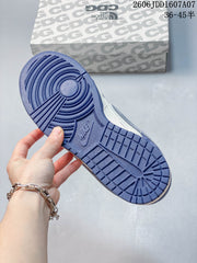 Nike SB Dunk Low Blue and White Sneakers