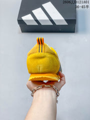 adidas VS JOG 2.0 Low-Top Casual Sneakers, Yellow and Black