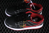 Nike SB Dunk Low Black and Red Low-Top Sneakers AJ6817-005