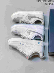Nike Air Force 1 '07 Low White Reflective Swoosh Sneakers