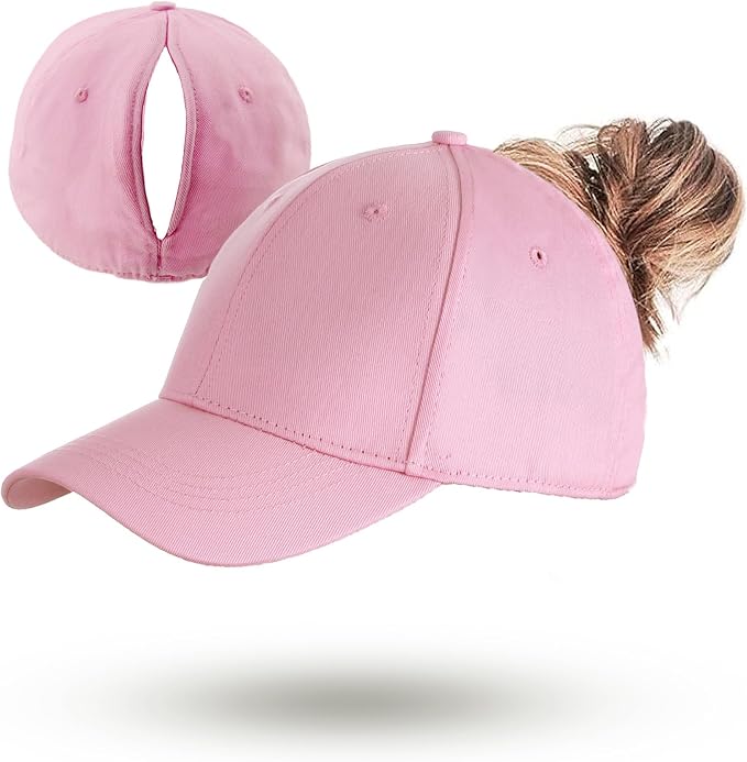 Storage & Organization Ponytail Hat for Women – Adjustable Baseball Cap with Ponytail Opening for Running & Sports