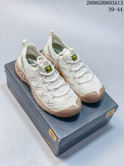 CAT Men's White and Beige Trail-Inspired Sneakers 2606GDD603A13
