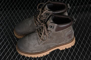 Timberland TB10076 Gray Mid-Top Casual Boots