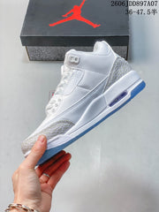 Jordan Air Jordan 3 Retro Pure White Sneakers