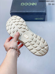 ECCO 620010ASQEE Navy and Grey Lace-Up Sneakers