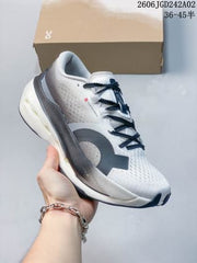 ON Cloudboom Max Running Shoes White Gray Black