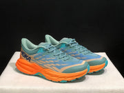 HOKA Speedgoat 5 Trail Running Shoes Blue Orange