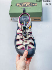 KEEN Newport H2 Women's Outdoor Sandals, Beige and Plum