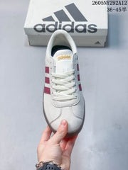 Adidas Neo VL Court Lifestyle 2.0 Sneakers White Burgundy JH5063