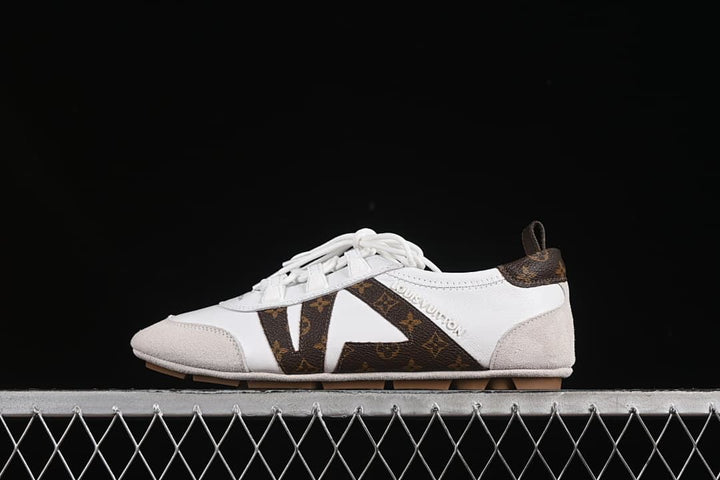 Louis Vuitton Sneakerina Ballet-Inspired Lace-Up Flat Sneakers