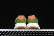 Louis Vuitton Green and White Low-Top Lace-Up Sneakers