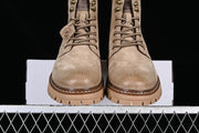 Timberland TB10082 Khaki Mid-Top Lace-Up Boots