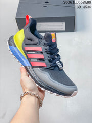 Adidas Ultraboost Trail Running Shoes, Gray and Neon Yellow