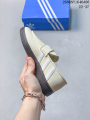 Adidas Handball Spezial Loafers in Cream with Gum Sole KK2786