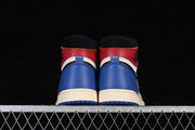 Jordan 1 High OG SP Fragment Union Sneaker in Black, White & Blue