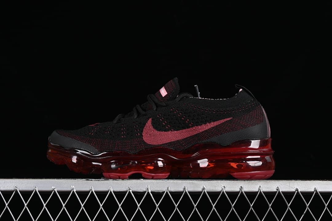 Nike Air VaporMax 2023 Flyknit Black Red Sneakers DV1678-005