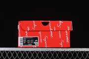 Nike SB Dunk Low Pro Supreme Sneakers in Cream and Red