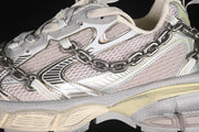 Balenciaga 3XL Chain Sneakers in Silver and Grey