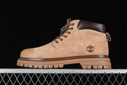 Timberland TB10069-1 Beige Faux-Fur-Lined Ankle Boots