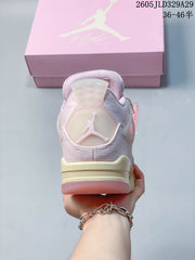 Nike Air Jordan 4 Retro OG Pink Mid-Top Sneakers IM4002