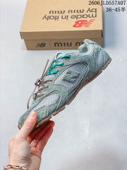 Miu Miu x New Balance 530 SL Sneakers in Sage Green
