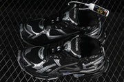 Balenciaga Runner Sneakers Black Silver W3RMU1100
