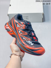 Salomon JLD342A02 Trail Running Shoes, Navy and Orange