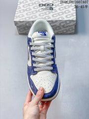 Nike SB Dunk Low Blue and White Sneakers