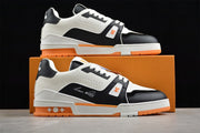 Louis Vuitton LV Trainer Sneaker White Orange