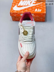 Nike Air Force 1 Low BV1858-018 White Red Sneakers