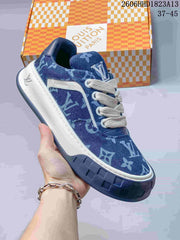 Louis Vuitton Tilted Low Sneakers in Blue Monogram