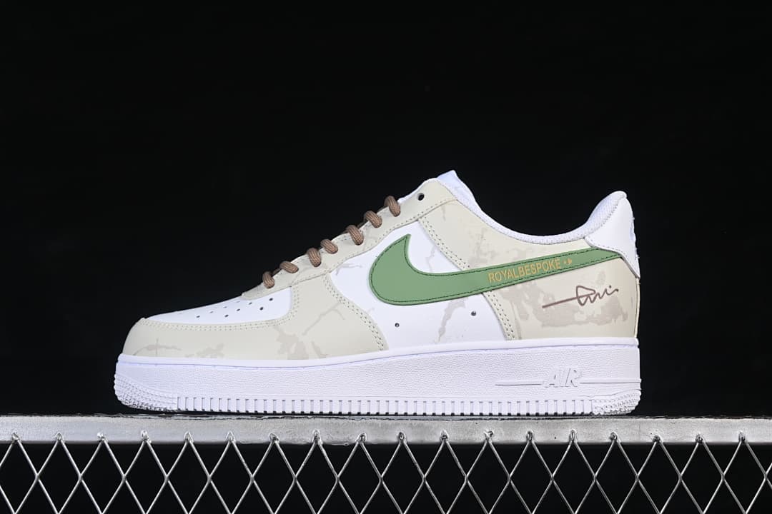 Nike Air Force 1 '07 Low White Green Sneakers ZH0316-130
