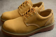 CAT Founder Boston Yellow Low-Top Work Shoe
