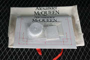 Alexander McQueen White Sneakers with Silver Mirror Heel
