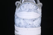 Nike SB Dunk Low “Moon” Sneakers, White and Grey, DD1873-113