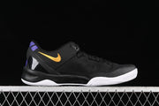 Nike Kobe 8 Protro Basketball Shoes Black Gold Purple