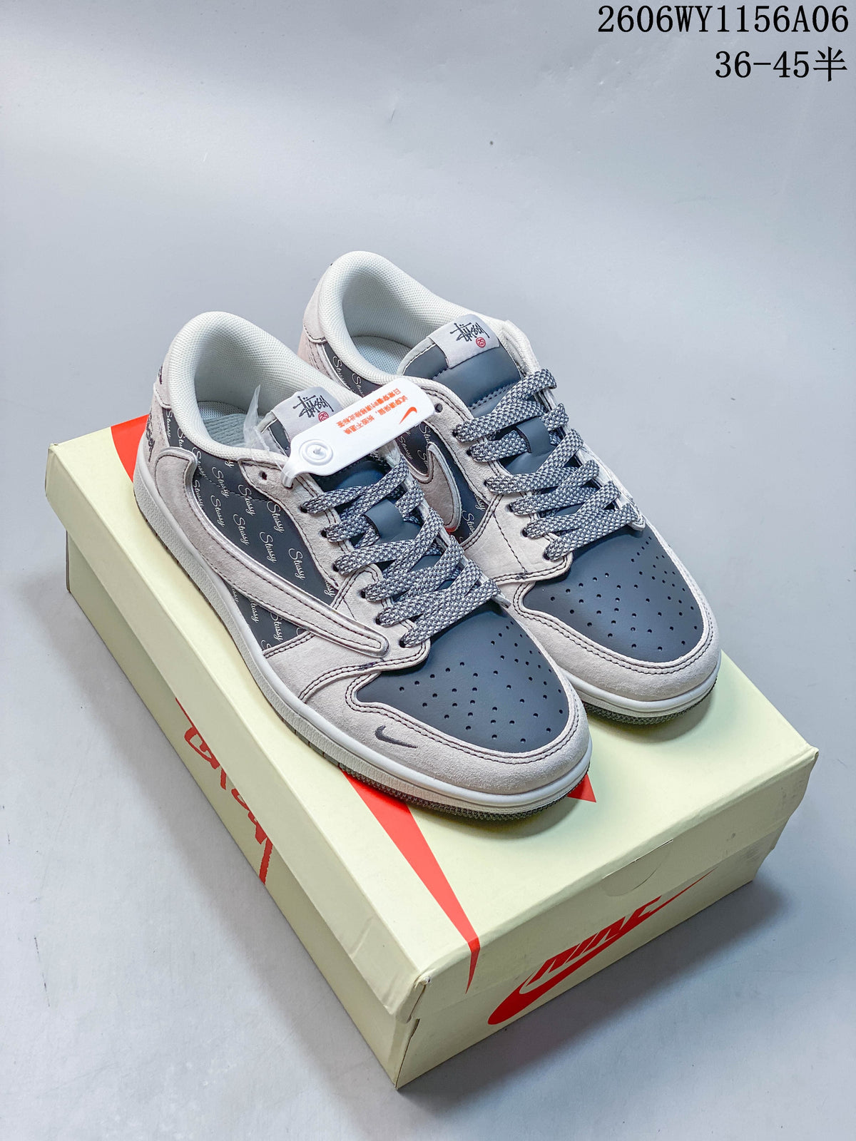 Nike Air Jordan 1 Low OG SP Travis Scott Fragment Blue Sneakers