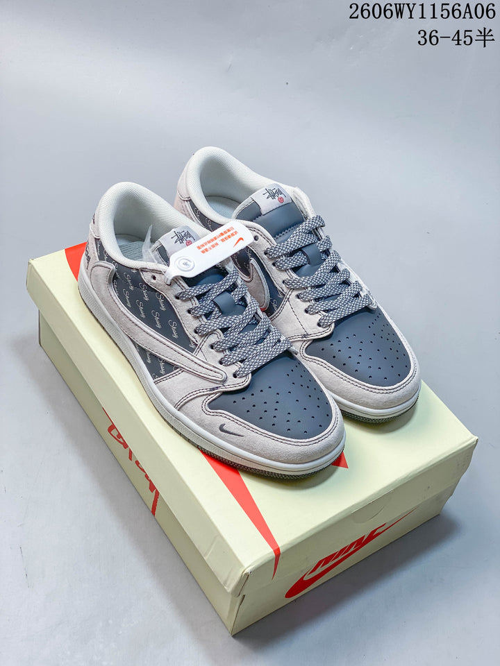 Nike Air Jordan 1 Low OG SP Travis Scott Fragment Blue Sneakers