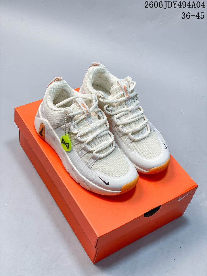 Nike Free Metcon 7 Training Shoes, White and Orange, II7405