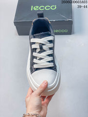 ECCO Biom Fjuel Low-Top Sneakers, Navy and White