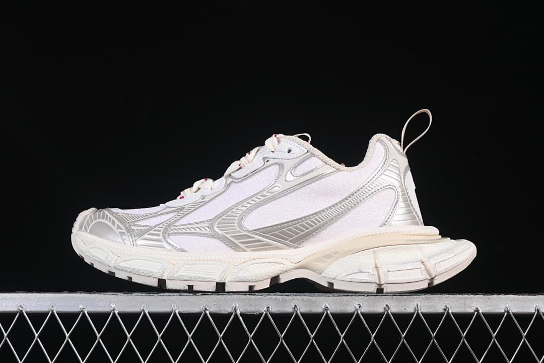 Balenciaga 3XL Sneakers in Beige and Silver