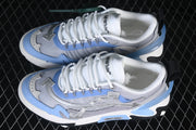 Off-White ODSY-2000 Grey and Blue Retro Running Sneakers