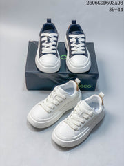 ECCO Biom Fjuel Low-Top Sneakers, White and Navy, 2606GDD603A03