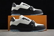 Louis Vuitton Trainer Sneaker Black White