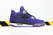 Jordan 4 Retro Purple Suede Sneakers 308497-406