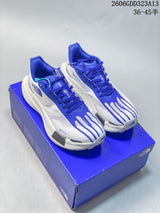 adidas Hyperboost Edge M Running Shoes, Gray and White