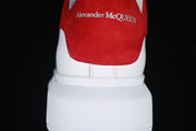 Alexander McQueen Oversized Sneakers, White and Red Heel