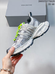 Balenciaga Phantom Sneakers Silver White Neon Yellow