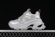 GG-CC G24X9833 Silver Chunky Platform Sneakers