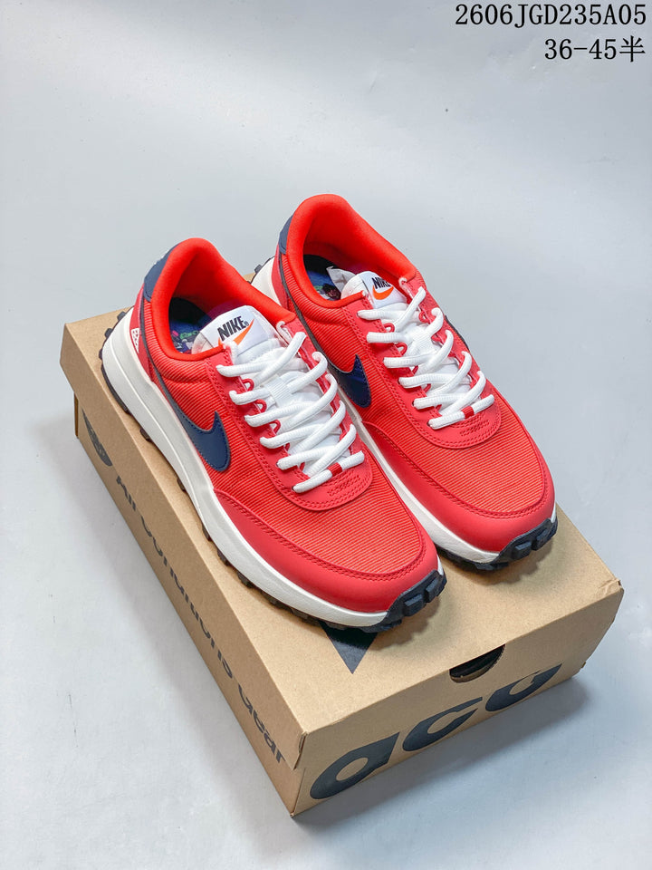Nike ACG LDV Trail Running Shoes, Red and Navy, IF2857
